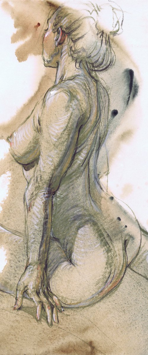 Erotic Art Beautiful nude 1865 by Samira Yanushkova
