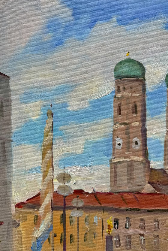 Munich Frauenkirche Cityscape