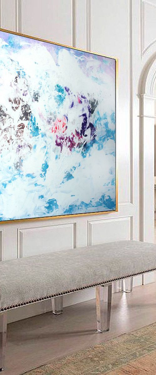 Large abstract 120x80 Pure soul by Veljko  Martinovic
