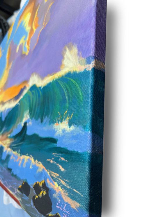 Rolling Waves on the Shore
