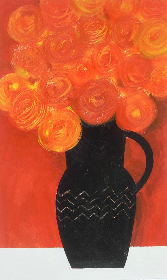 Orange Bouquet IV