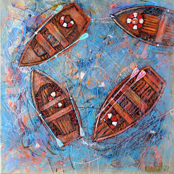 Orange Boats.