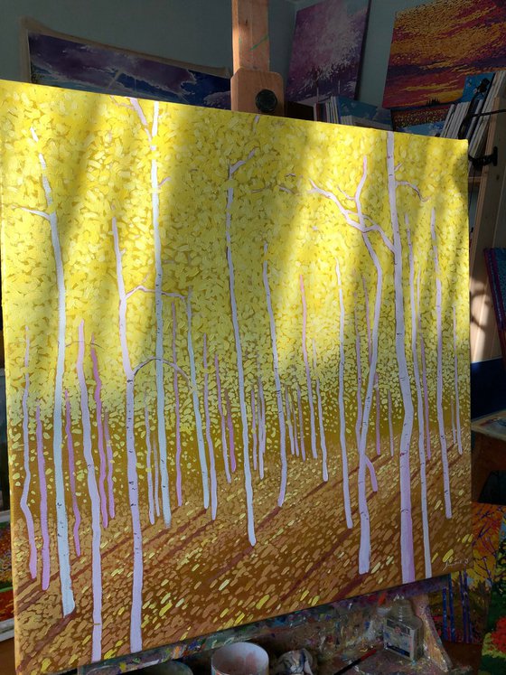 Yellow forest