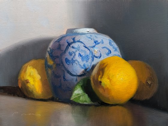 3 Lemons and a Vase