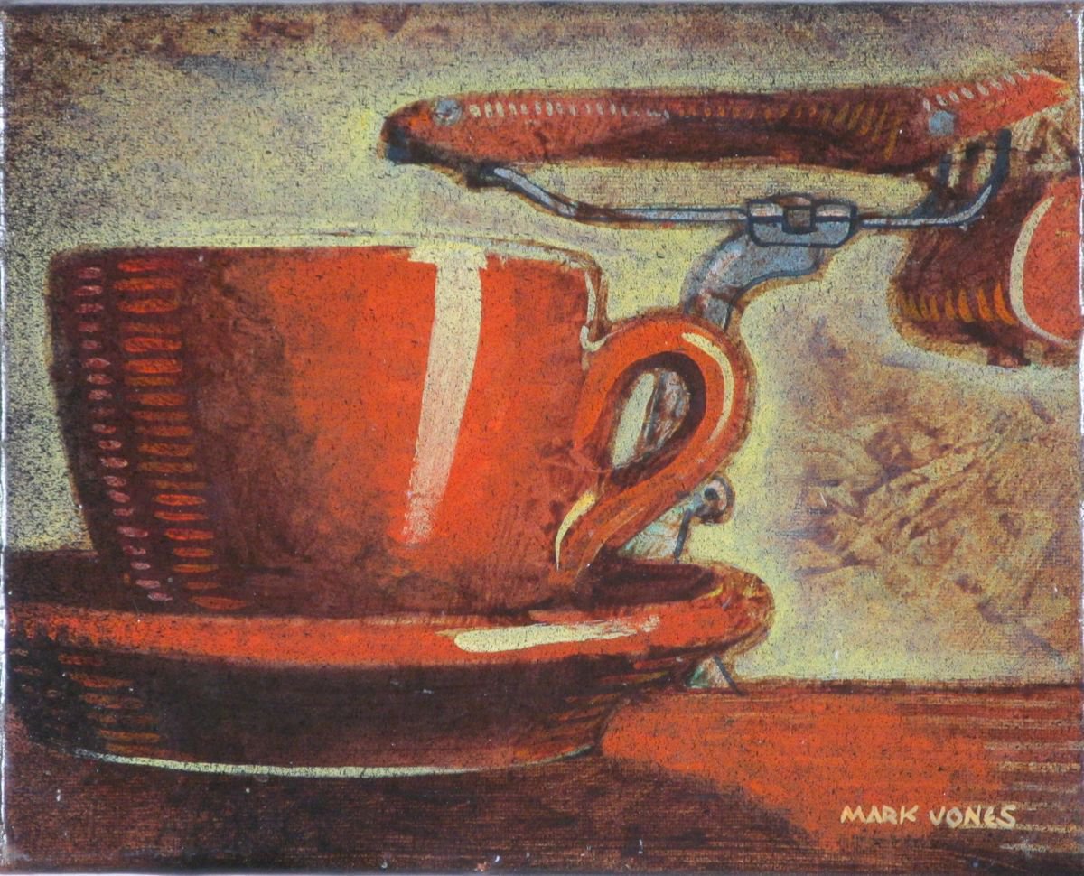 Still life with racing bicycle by Mark Howard Jones