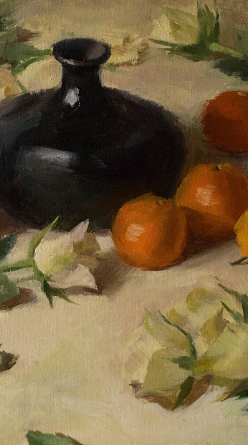 Still Life with Oranges by Ling Strube