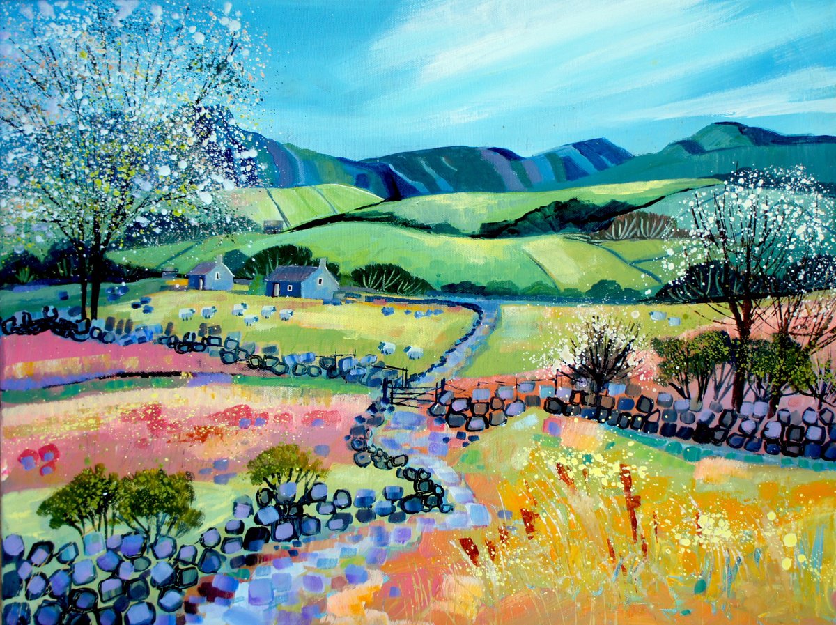 Quiet Valley In The Yorkshire Dales By Julia Rigby, 24 X 19, Artwork For Sale On Artfinder