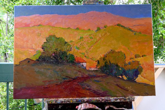 Green Hills and the Light of Evening