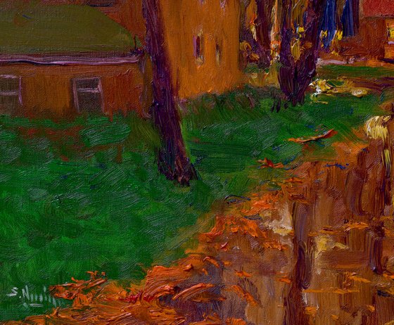 Autumn Rain. Suburbs