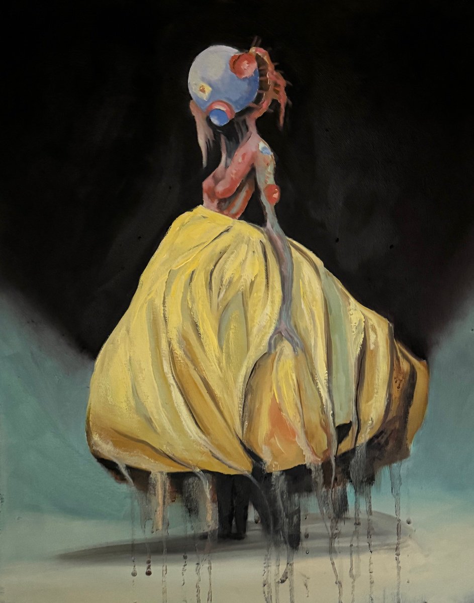 Impressionistic Portrait Oil Painting By Lola Jovan, 15 X 18", Her Story Is Just Beginning, Original Artwork