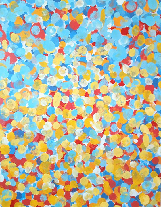 Spotty Pop Painting - The wall of Candy 01 -