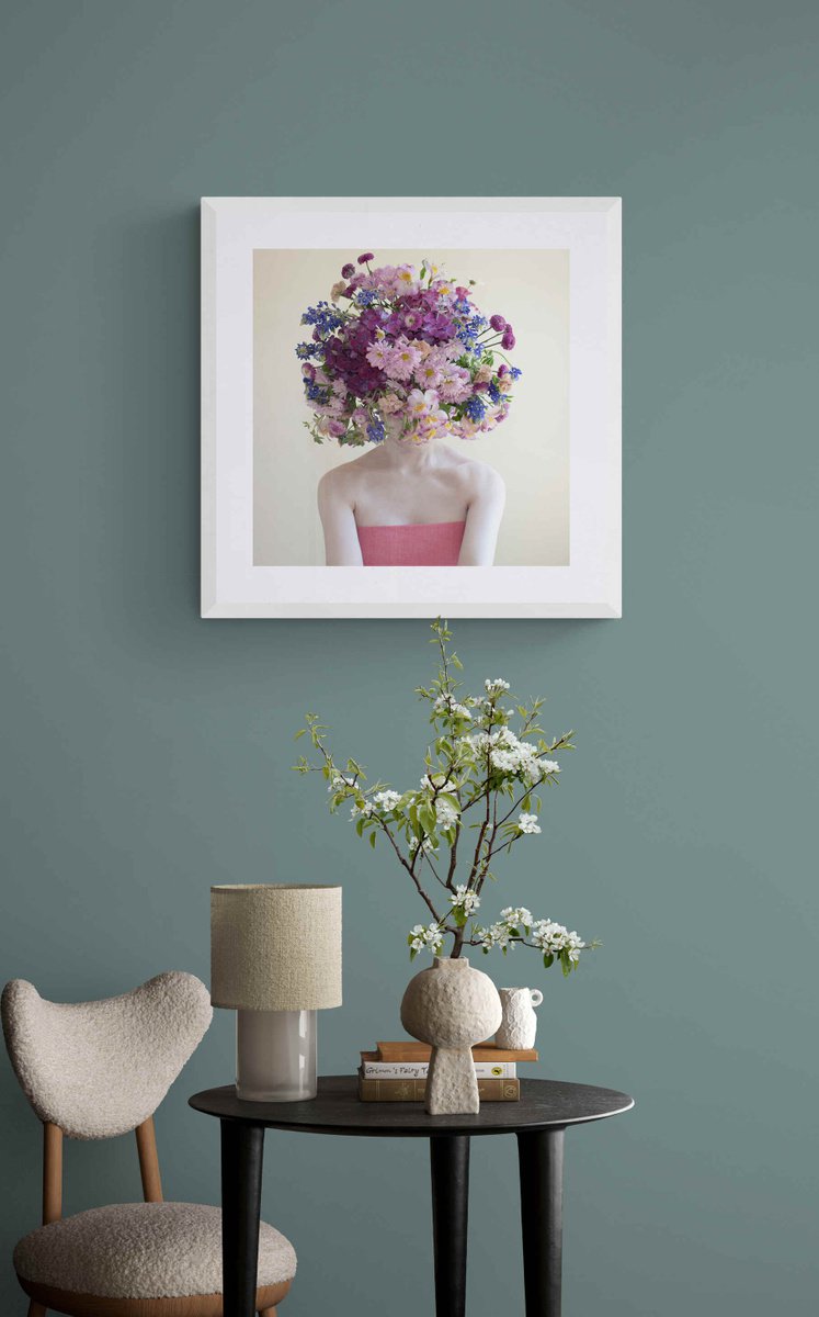 Expressive Portrait Photograph By Ziesook You, 20 X 20", Scent Of Texas 03312021, Original Artwork