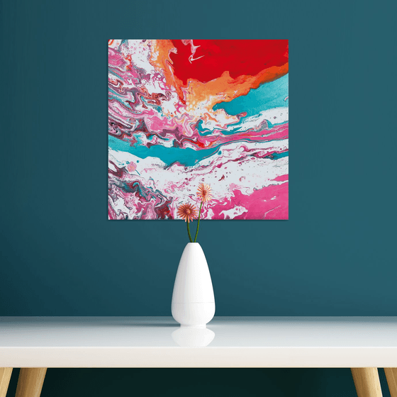 ABSTRACT #4 PINK F