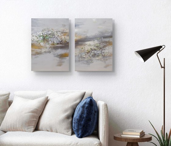 The petals (diptych)