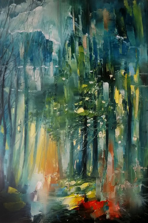 "Forest river"by Artem Grunyka by Artem Grunyka