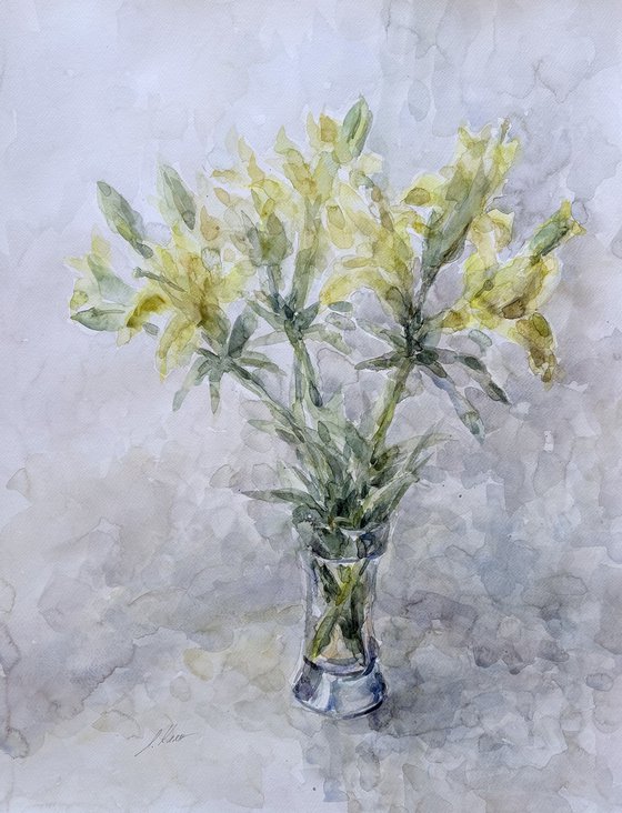 Lilies50x65 cm 2025
