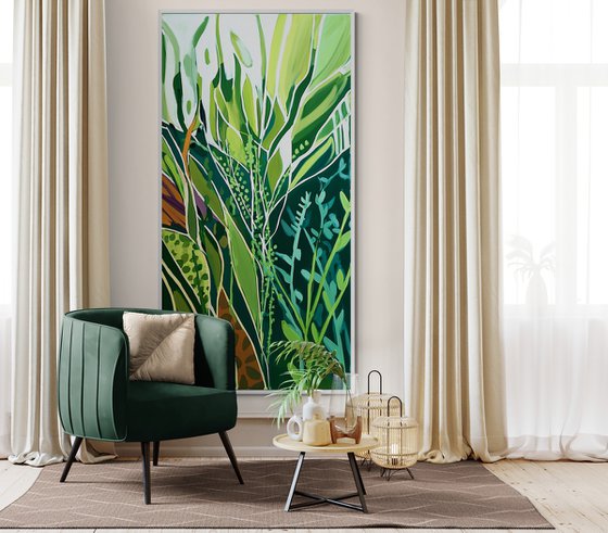 Magic Greenery #8 green abstraction