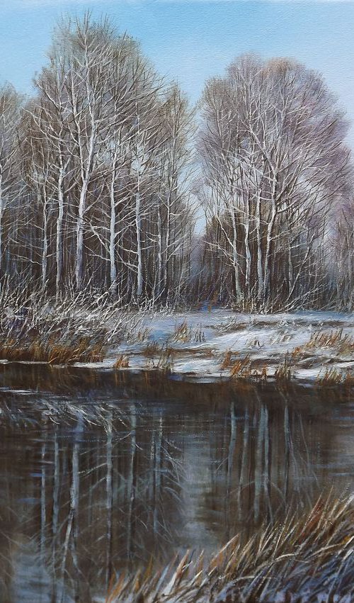 Winter River 2 by Oleg Riabchuk
