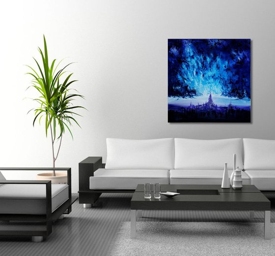 Crystallized (80x80cm) XL oil (32 x 32 inches)