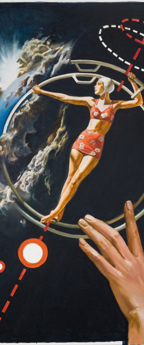 "The universe looks through the eyes" by Dita Galas