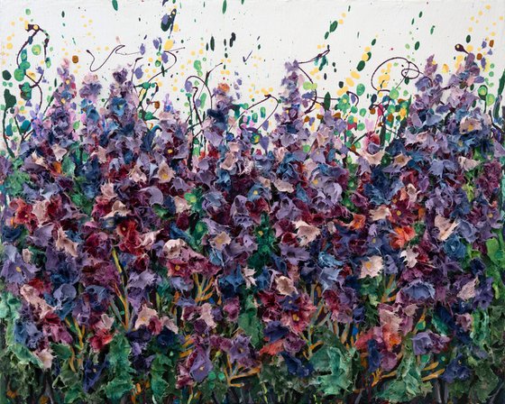 Plum Blossom Mixed Media