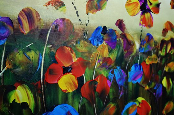 Flowers Oil Painting,christmas sale was 435 USD now 345 USD.