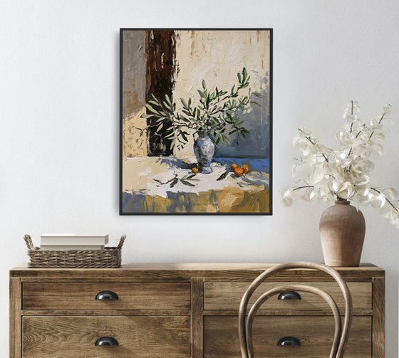 Olive Branches by the Window.