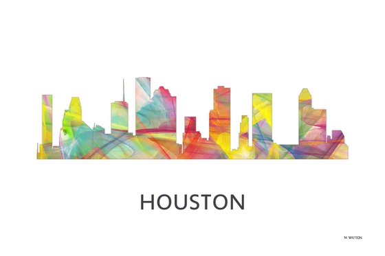 Houston Texas Skyline WB1