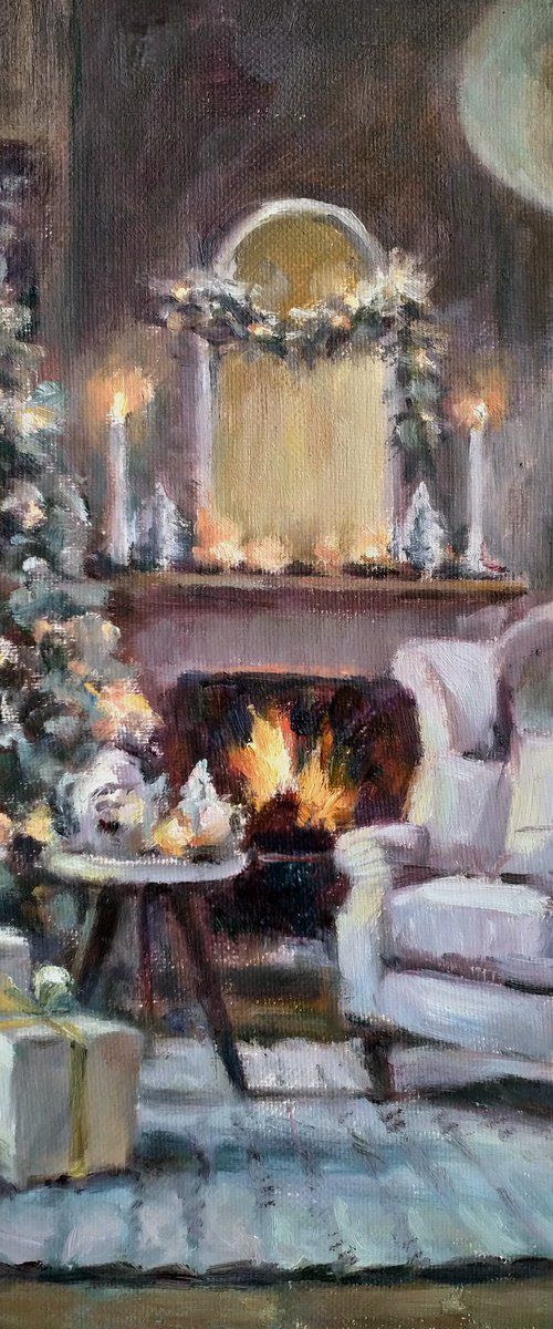 Christmas interior3 by Liudmyla Chemodanova