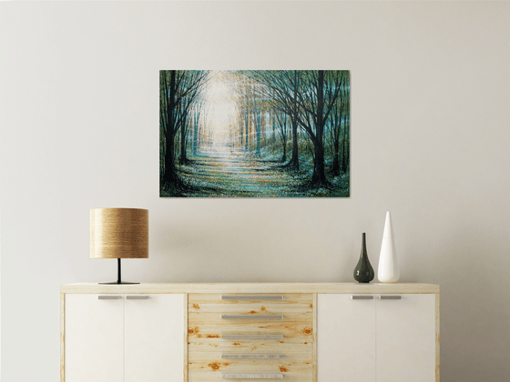 Forest Path In Winter