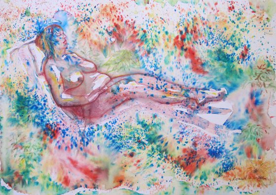 reclining female nude