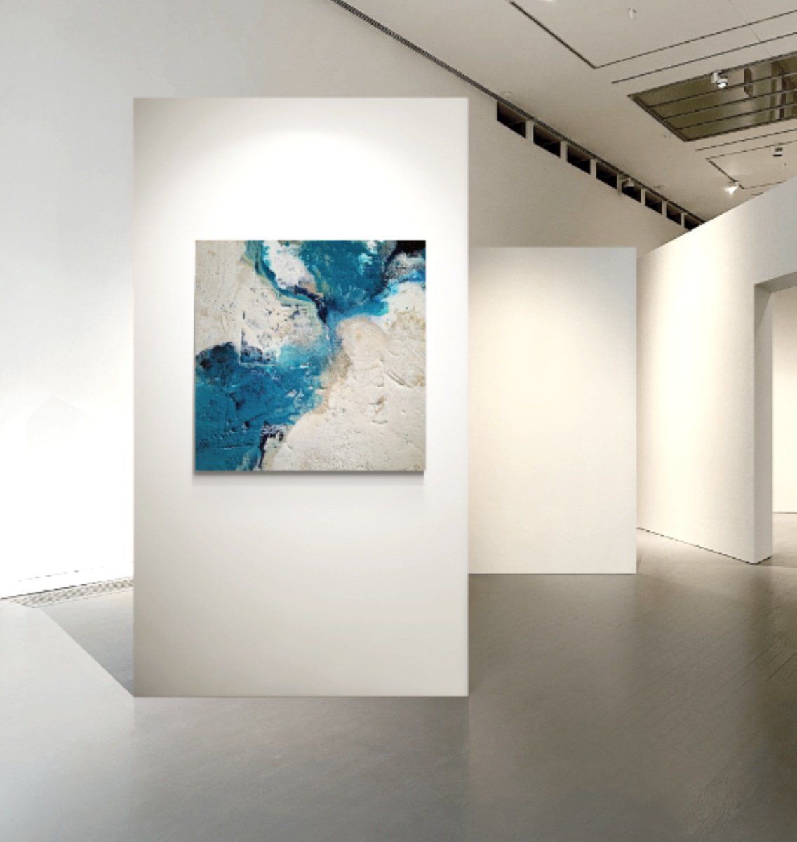 The Flow Of The Sky 2 By Christa Haack, 31 X 31, Artwork For Sale On Artfinder
