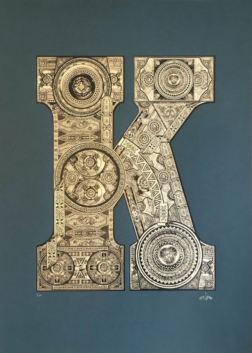 The Illustrated Letter project: 'K' by 57Design