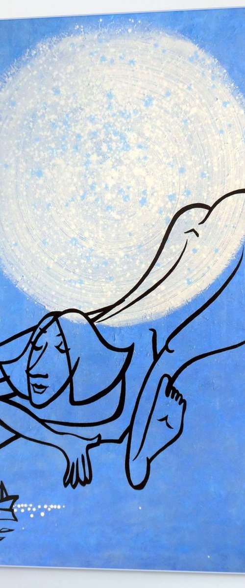 Haiku Under an Acrylic Moon by Evgen Semenyuk