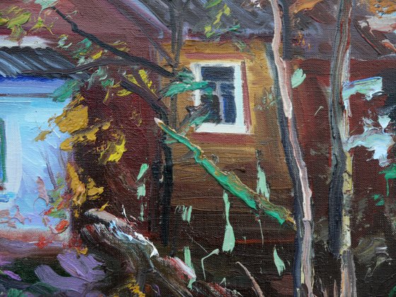 Old house. Autumn