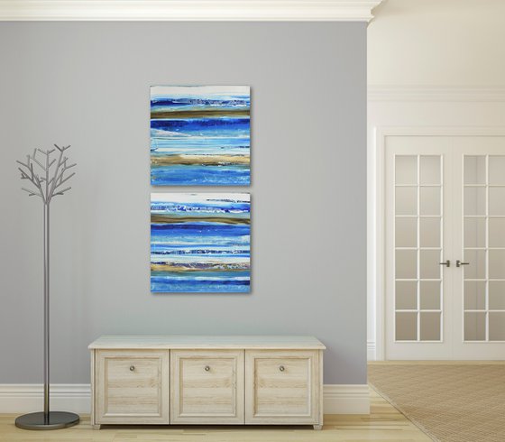 Aqua 11 (Diptych)