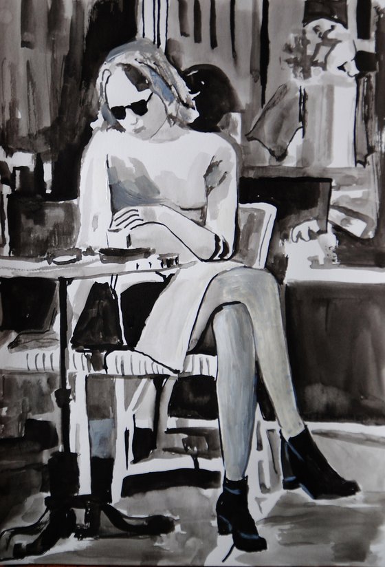 Cafe / 42 X 29.7 cm