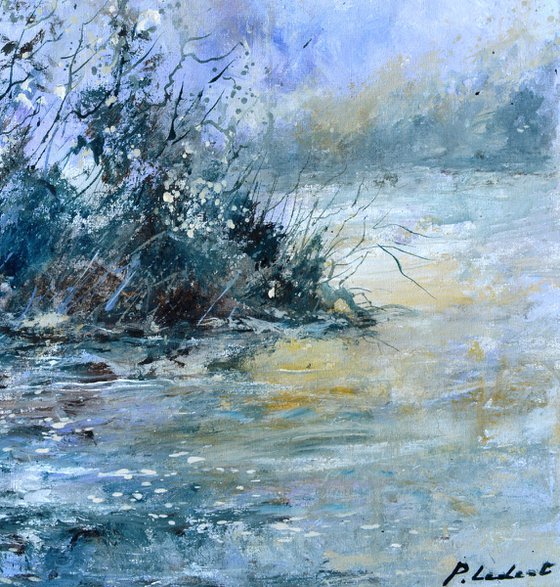 Misty waters