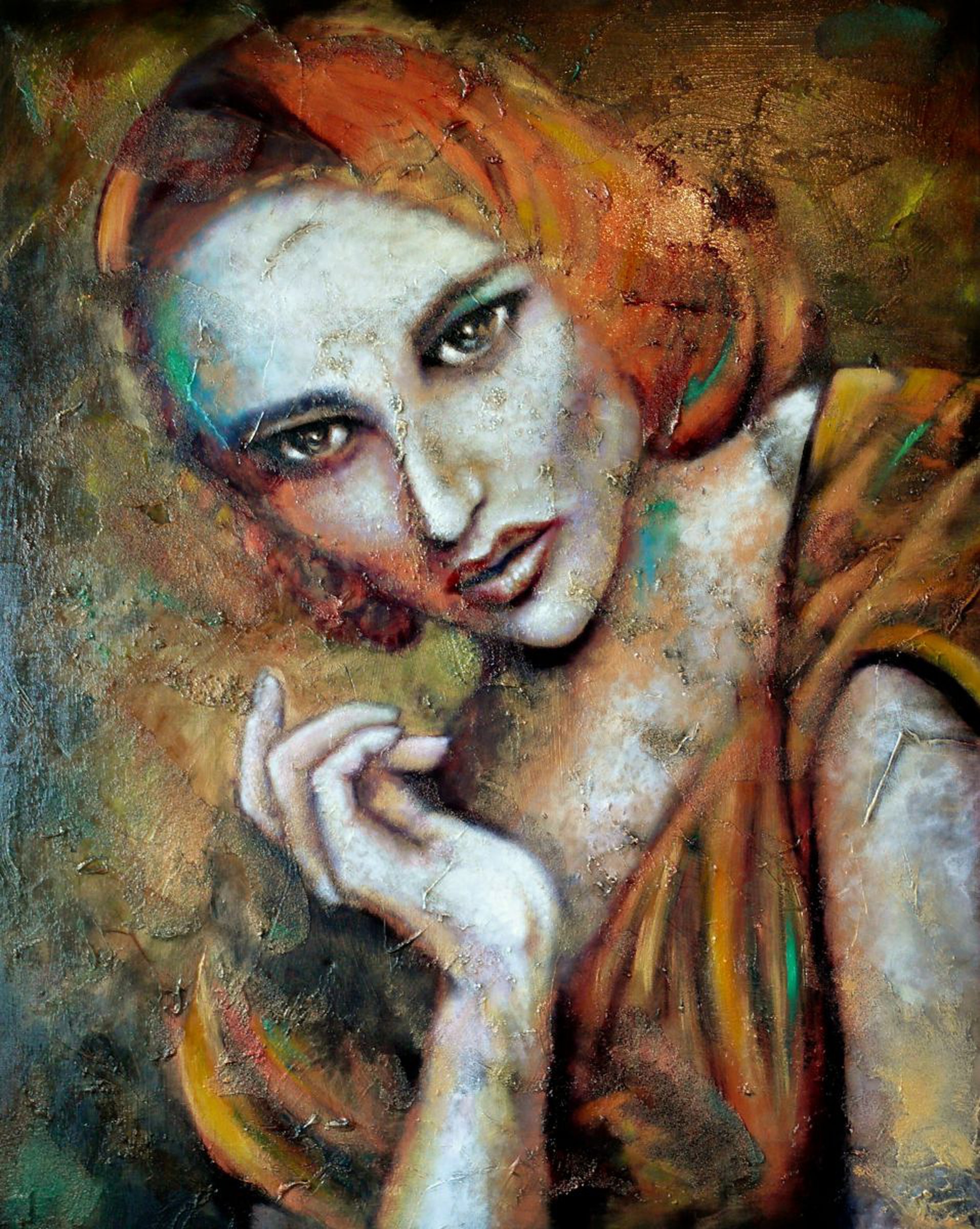 Aphrodite Painting By Mark Antony Skirving Artfinder