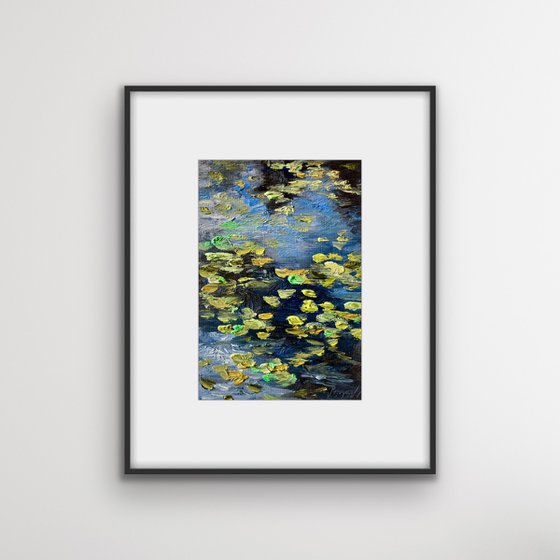 Depth of Dusk - Waterlily pond