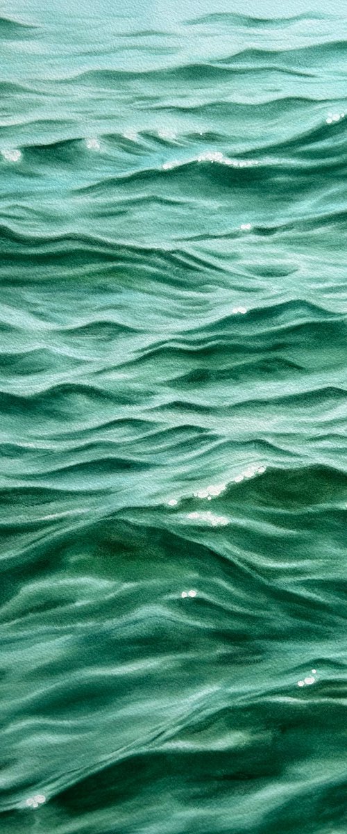 Emerald Radiance by Oksana Shvachka
