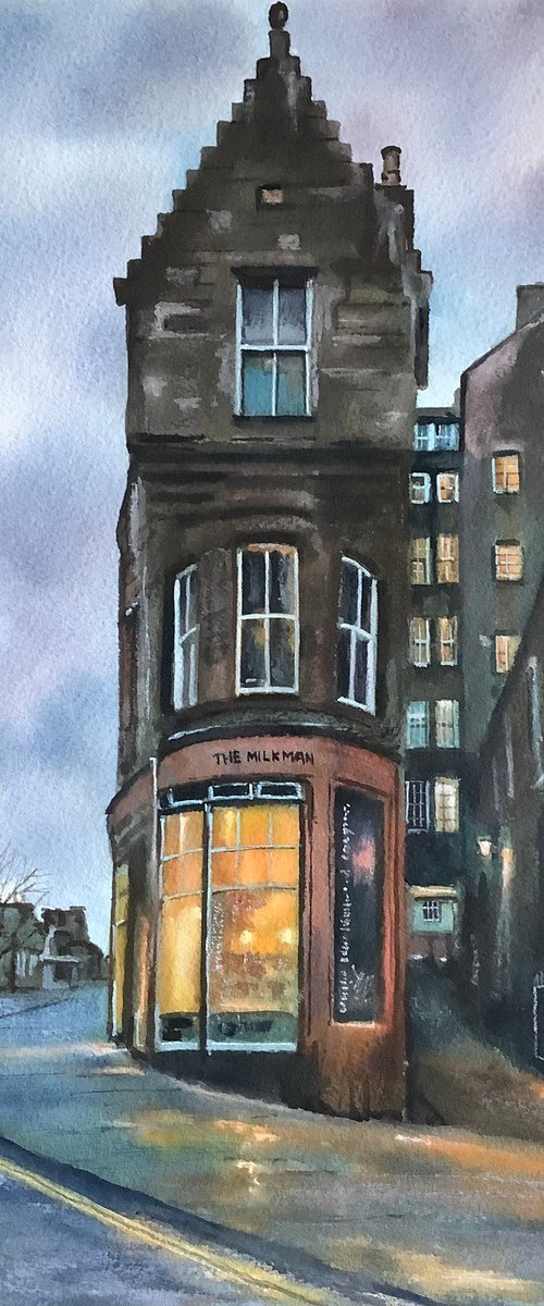 Cockburn street, Edinburgh. by Darren Carey