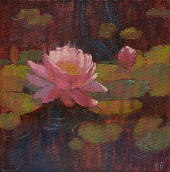 Water Lily Diptych