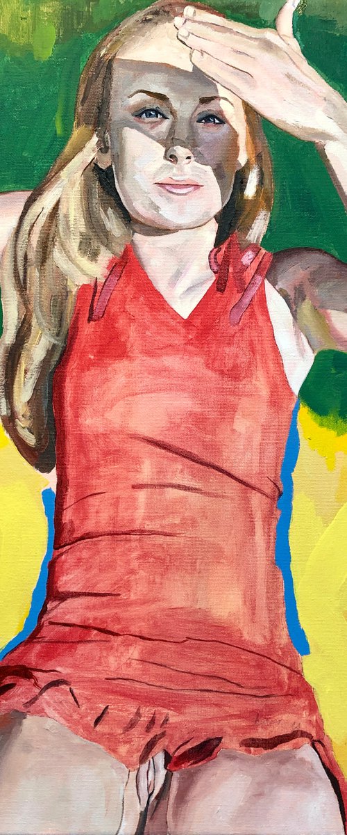 Red Dress (study) by Jonathan McAfee