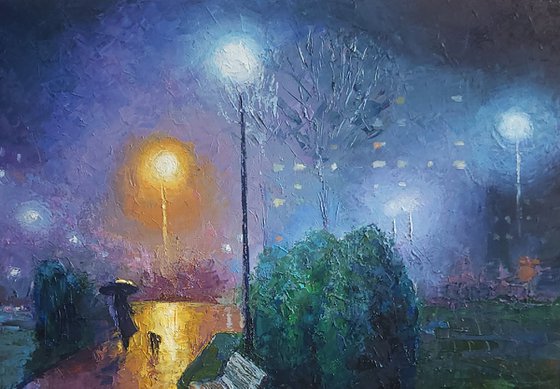 Under the rain