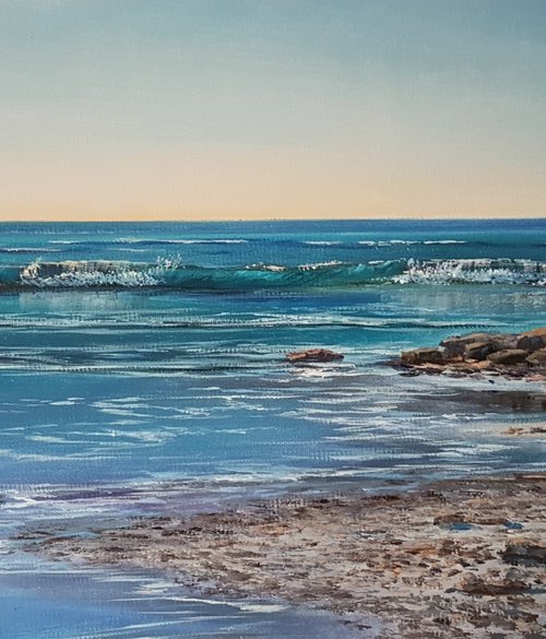 Where a Wave Meets the Shore by Paul Narbutt