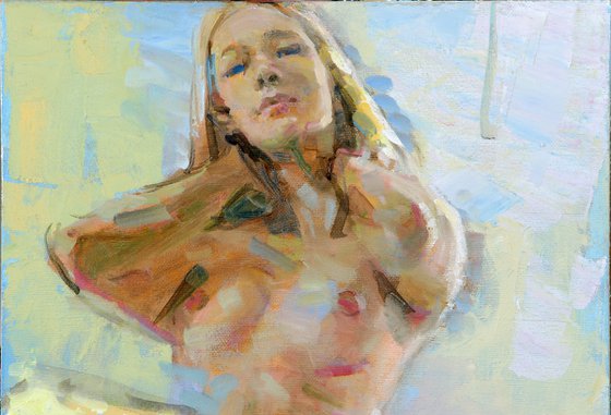 Oil Painting on canvas "Nude"