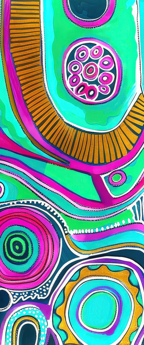 Geometric abstraction #35 by V+V Kniazievi