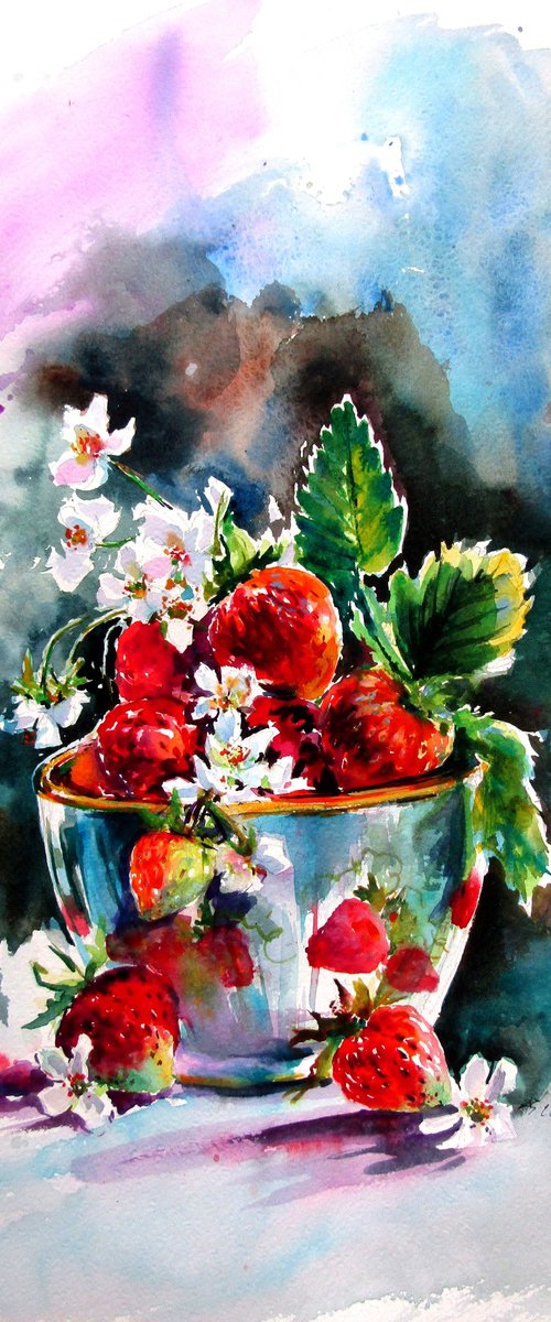 Strawberries II by Kovács Anna Brigitta