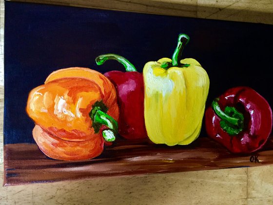 Peppers.Still life.